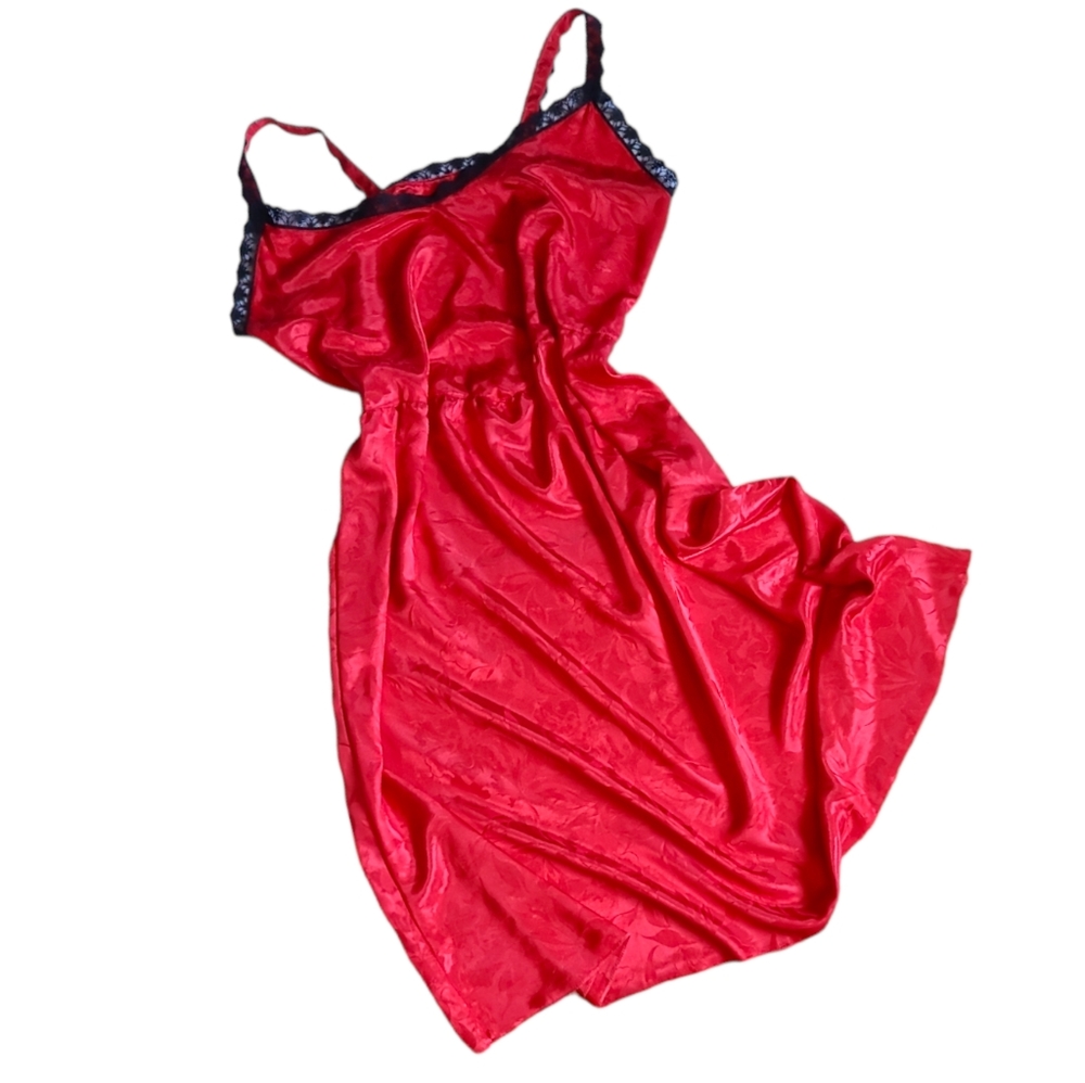 Red Plus Size Slip Dress 2XL